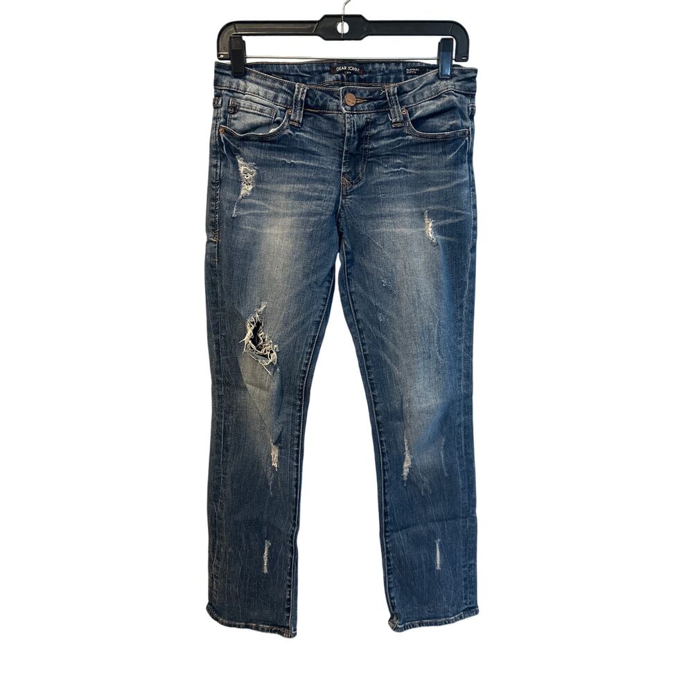 ⭐️ Women’s Dear Iohn Cropped Straight Leg Jeans. Size 27X28